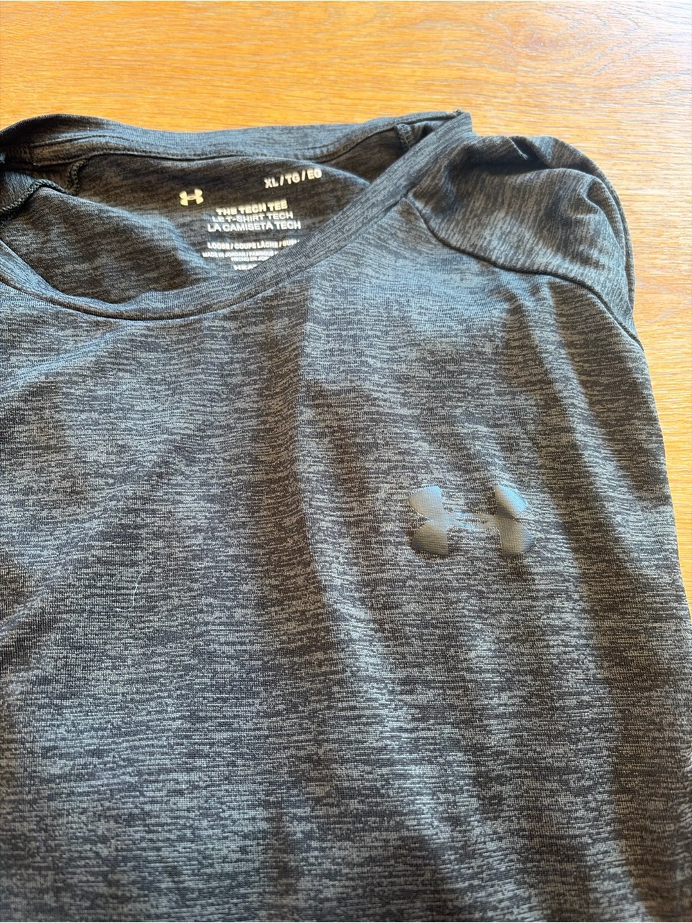 Under Armour Men’s Tech Tee - Charcoal Heather